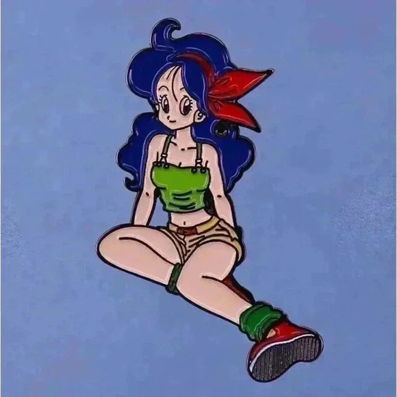 Dynamic Personality: Dragon Ball Z Launch/Lunch Enamel Pin - Picture 2 of 4